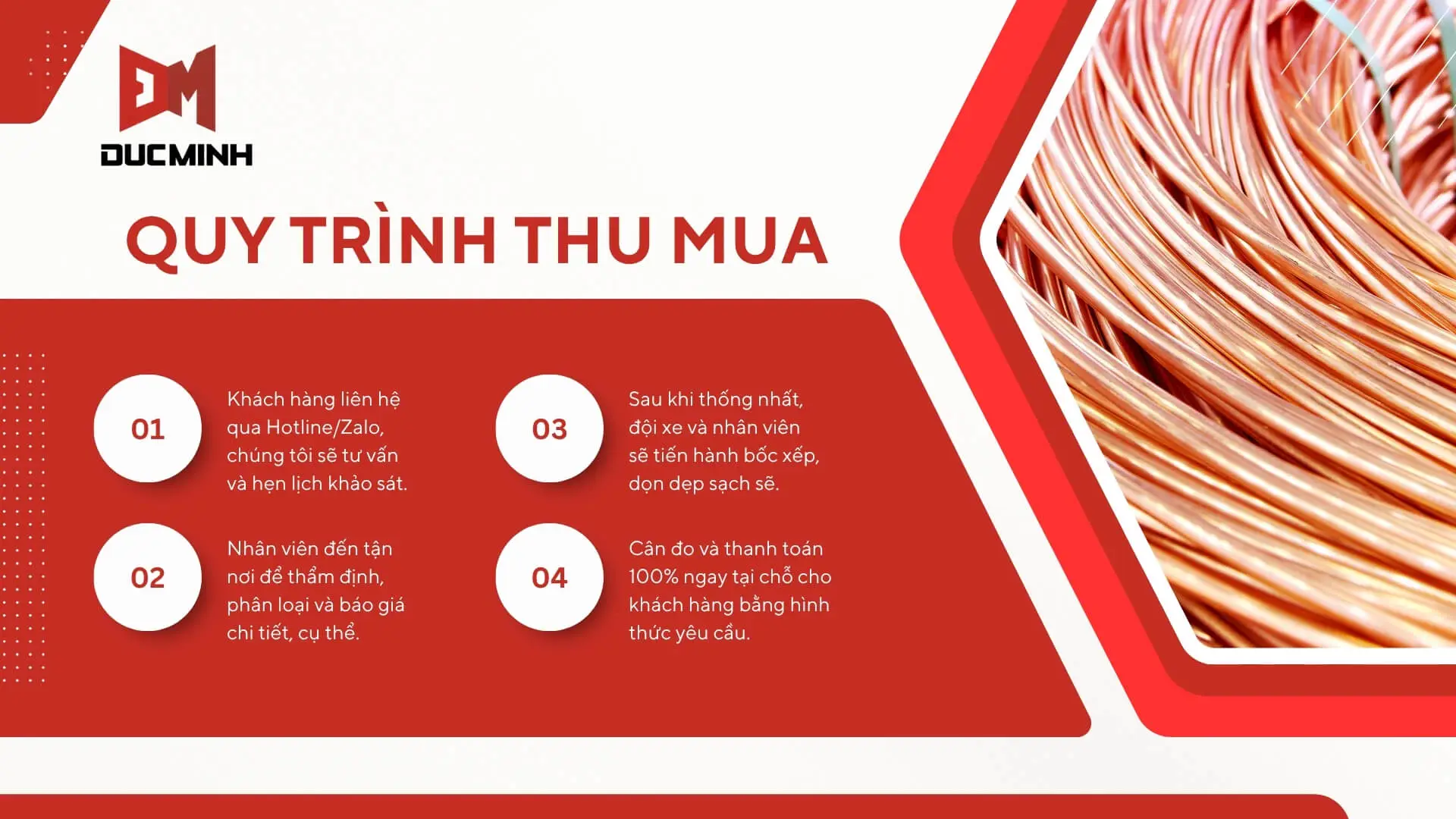 Thu mua cáp đồng và vật tư điện công nghiệp tồn kho giá tốt